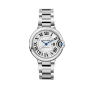 Cartier Argentée à Chiffres Romains