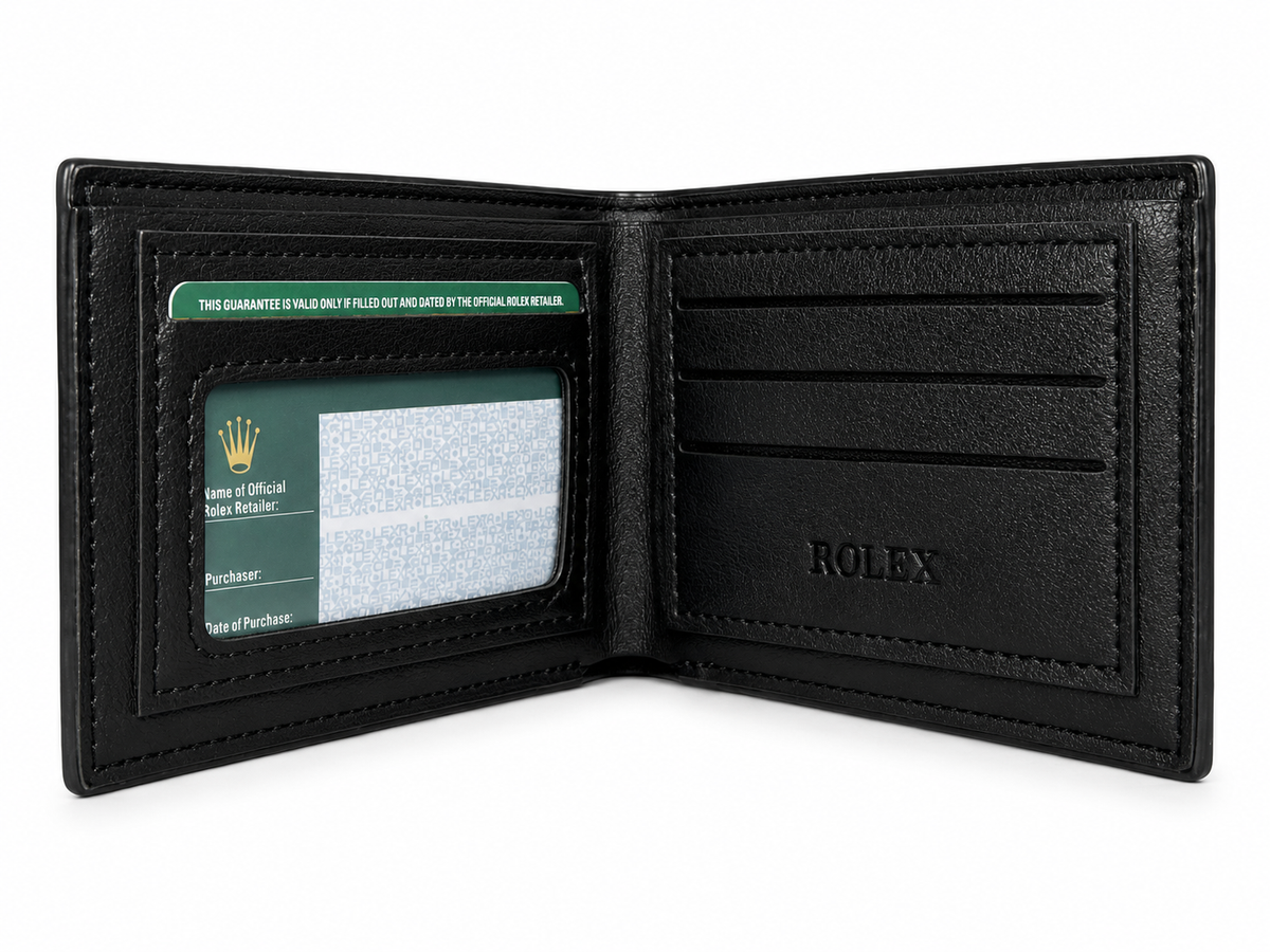 Rolex Homme Noir – Couronne Dorée et Coffret Vert