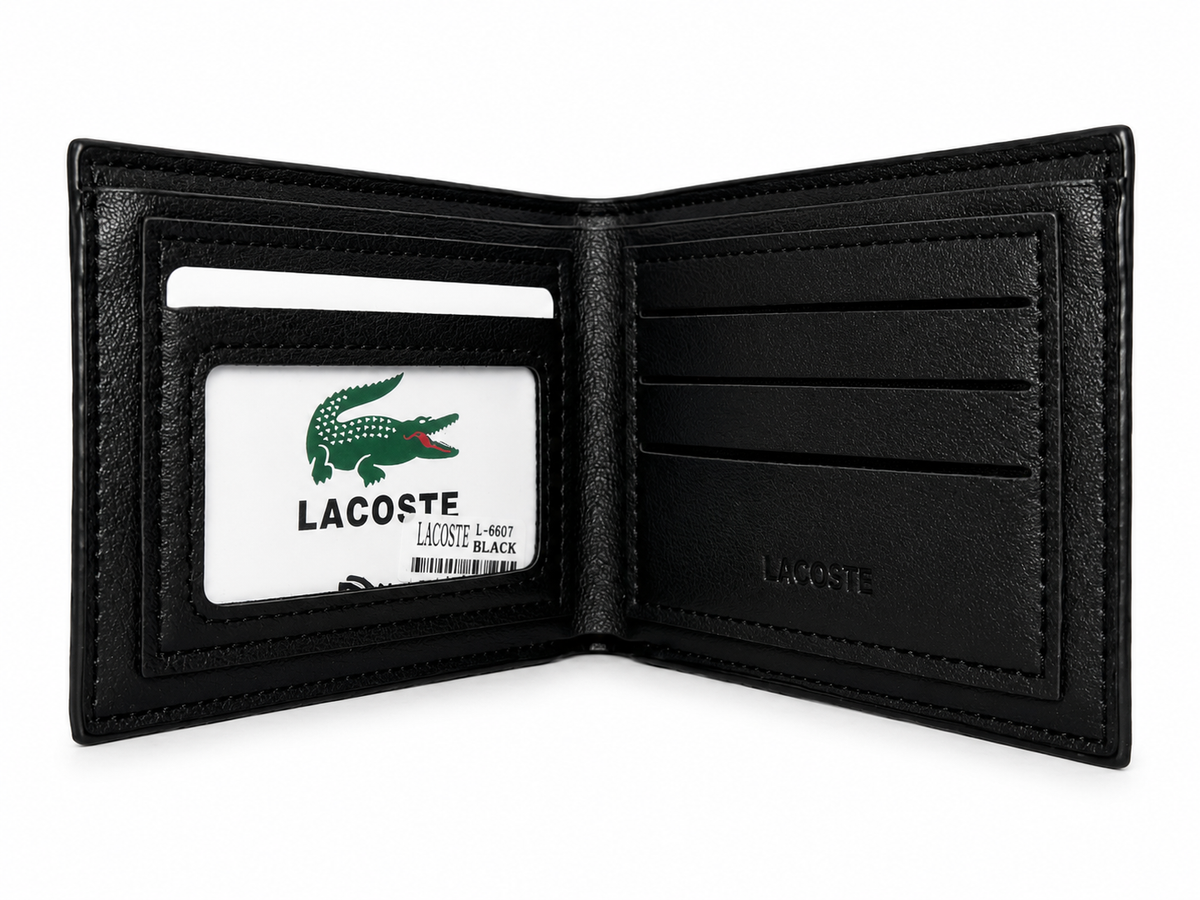Lacoste Homme Noir Minimaliste – Coffret Vert