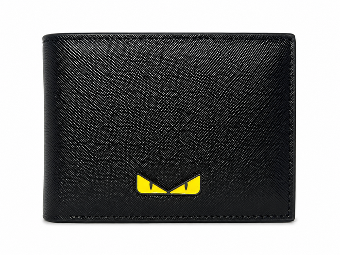 Fendi Homme Noir – Détail Jaune et Coffret Assorti