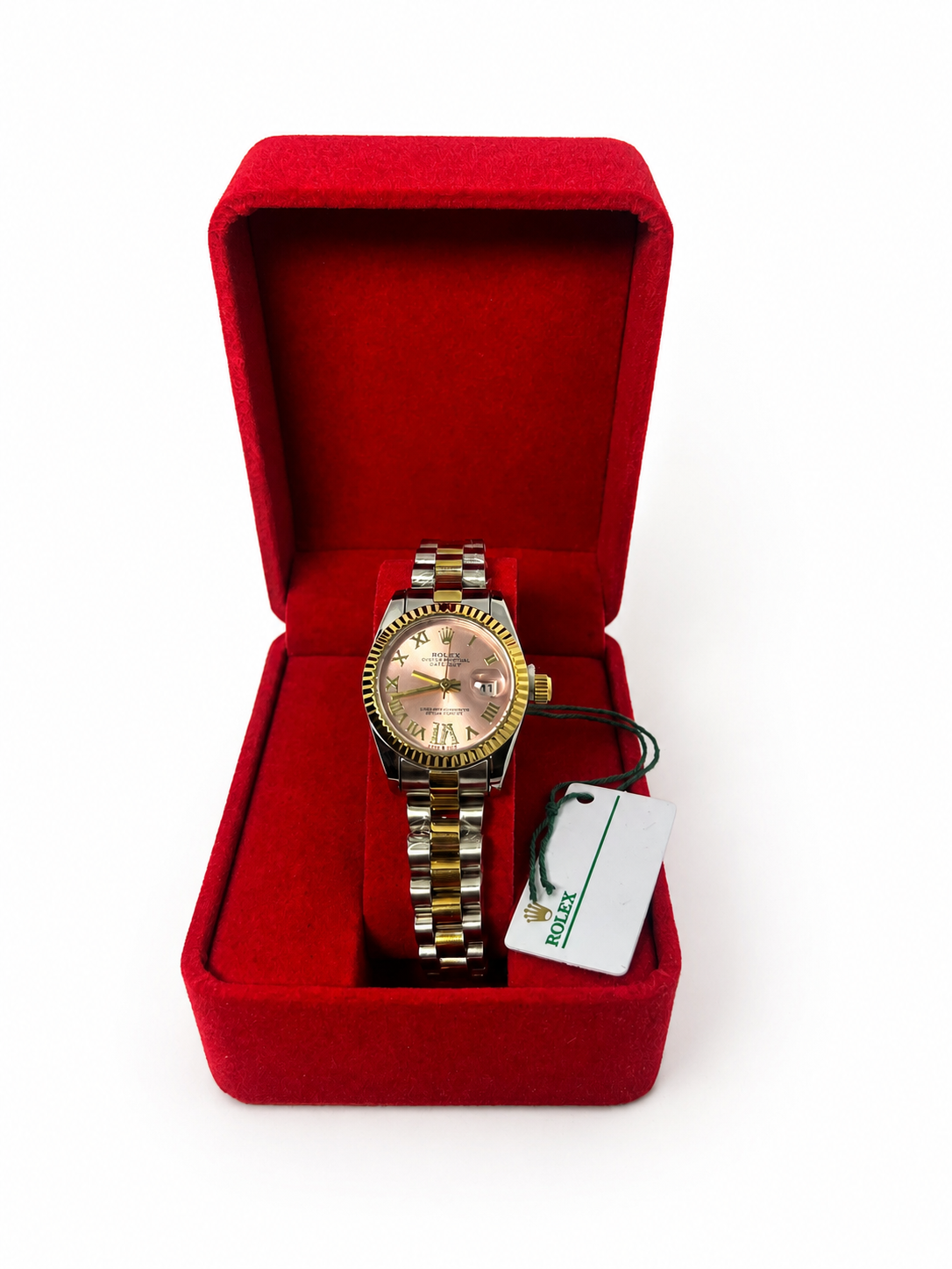 Rolex Femme Bicolore Argent et Or