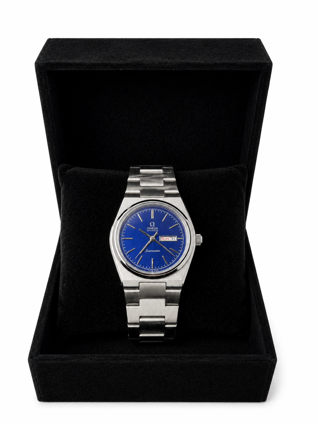 Omega Seamaster Homme Argentée – Cadran Bleu