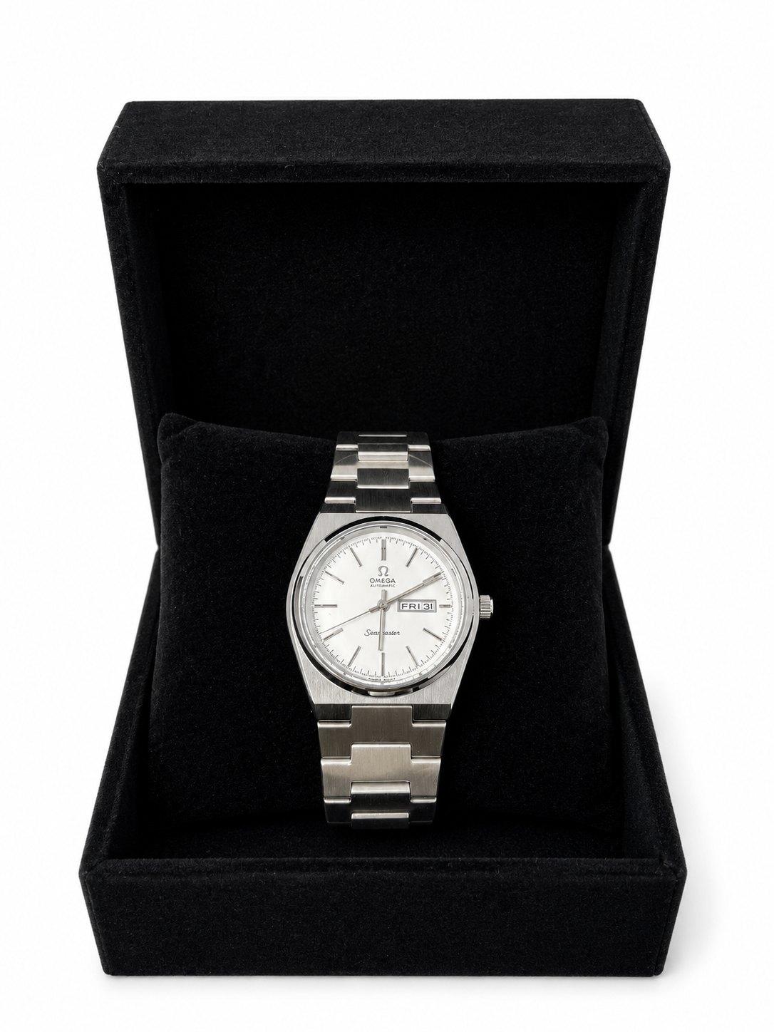 Omega Seamaster Homme Argentée – Cadran Blanc