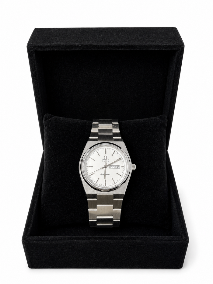 Omega Seamaster Homme Argentée – Cadran Blanc
