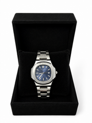 Patek Philippe Homme Argentée – Cadran Bleu
