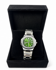Patek Philippe Homme Argentée – Cadran Vert