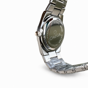 Montre Homme Argentée – Cadran Bleu