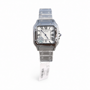Montre Homme Argentée – Cadran Carré