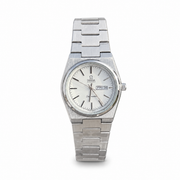 Montre Homme Argentée – Cadran Blanc