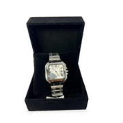 Cartier Santos Homme Argentée – Cadran Carré