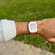 Richard Mille Homme Blanche et Rouge – Cadran Squelette