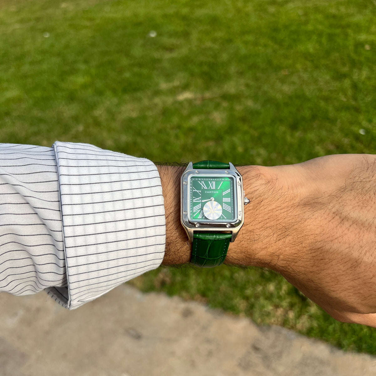 Cartier Santos Homme Verte – Bracelet Vert