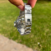 Rolex Submariner Homme Verte et Argentée