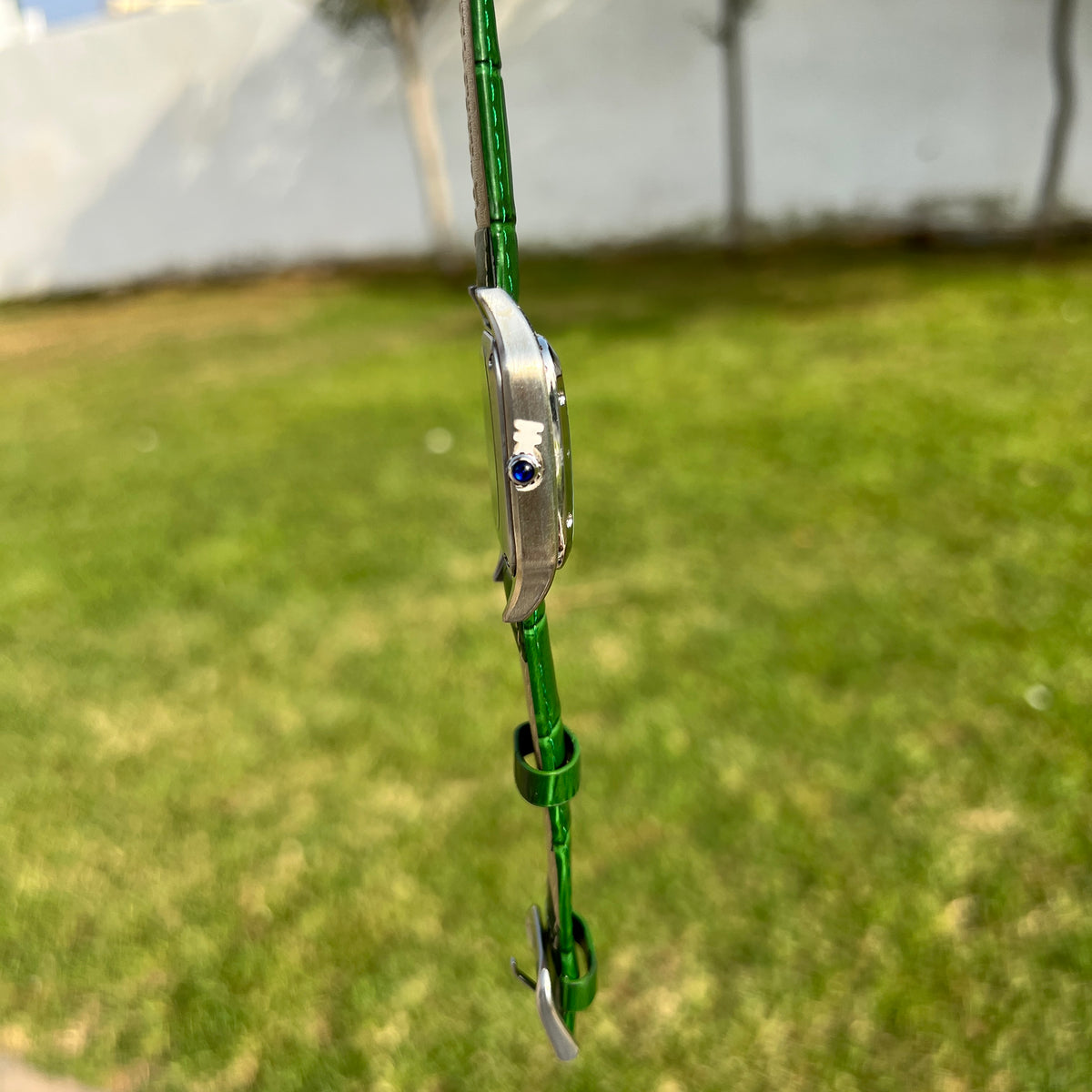 Cartier Santos Homme – Cadran Ivoire et Bracelet Vert