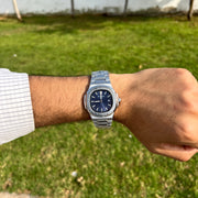 Patek Philippe Homme Argentée – Cadran Bleu
