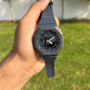 Casio G-Shock Homme Grise Camouflage – Double Affichage