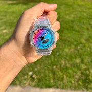 Casio G-Shock Transparente – Cadran Multicolore