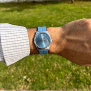 Casio Quartz Bleu Ciel – Bracelet Souple